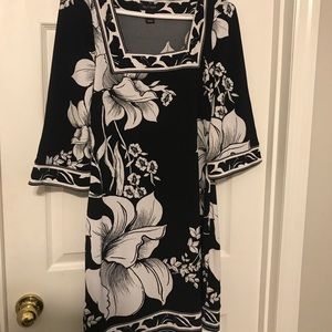 Black and white dress